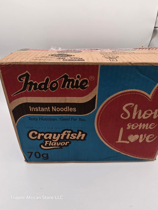 Nigeria crayfish Indomie noodles