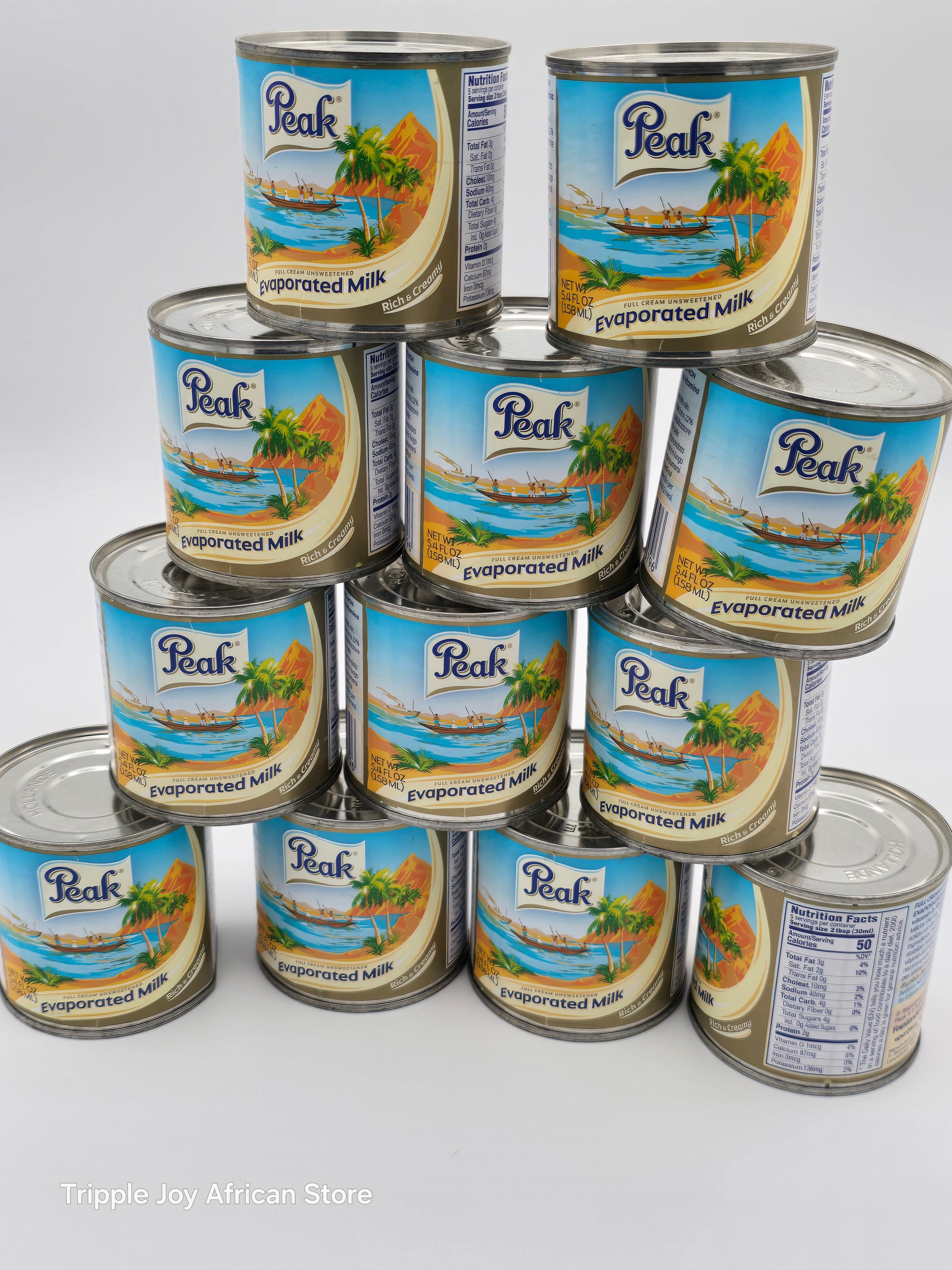Evaporated peak milk 158ml 5.4fL oz