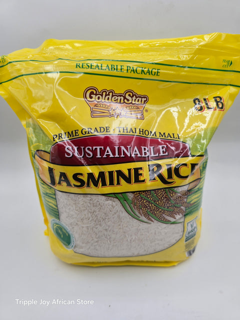 Golden star Jasmine rice 8lb