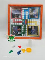 Ludo board game with 2 dices and seeds