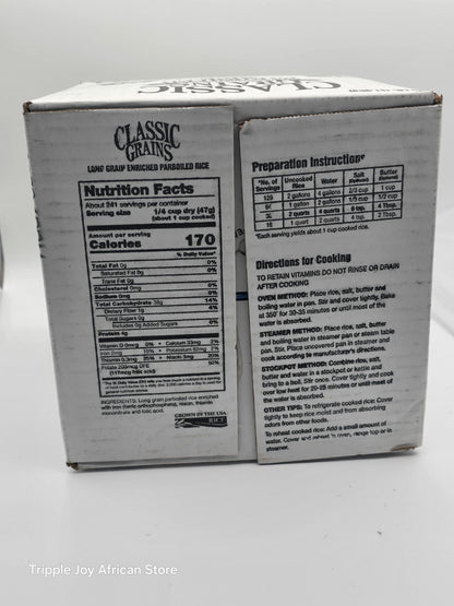 Classic par boil rice 25lb