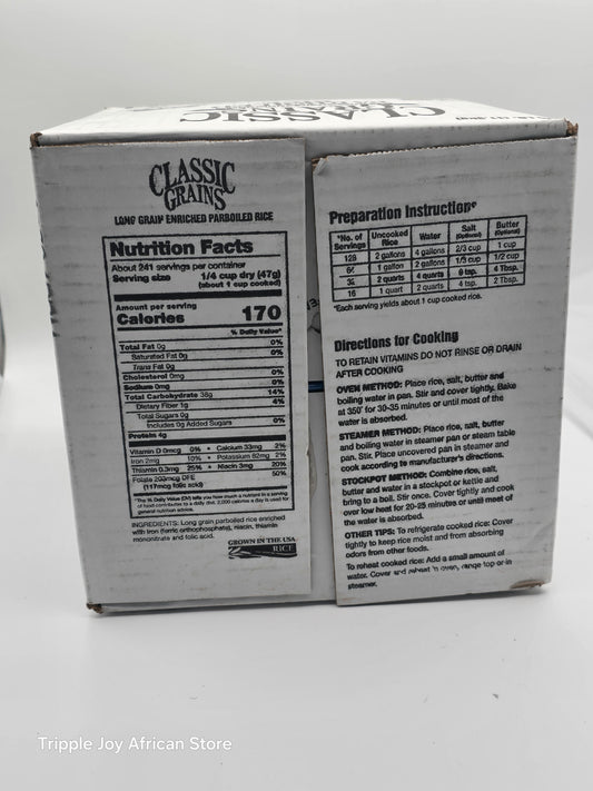 Classic par boil rice 25lb