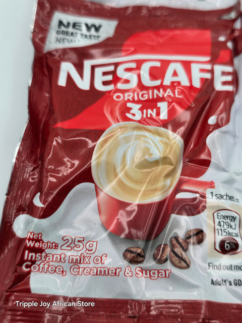 Nescafe instant coffee 3 in 1  25gx 5pcs