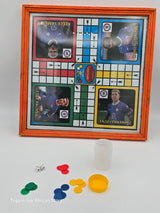 Ludo board game with 2 dices and seeds