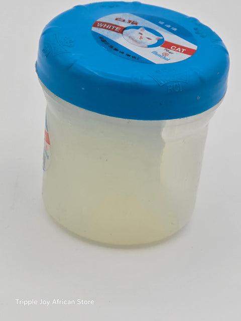 White cat head cream ori olongbo