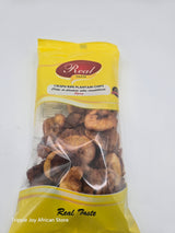 Real plantain chips 125g. Crunchy African snacks 