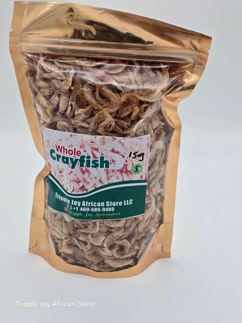 White cleaned stone free crayfish 150g