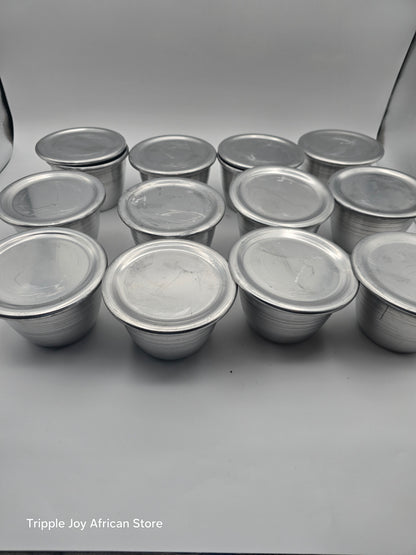 Stainless steel Moimoi Bowl 12pcs with lids