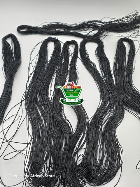 Rubber thread for African Hair