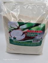 Undiluted organic plantain flour