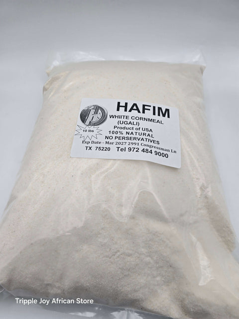 Hafim white cornmeal UGALI10lb