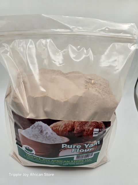 Pure yam flour elubo ikokoro