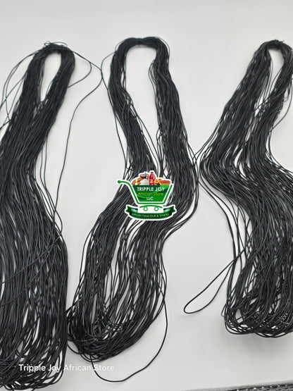 Rubber thread for African Hair