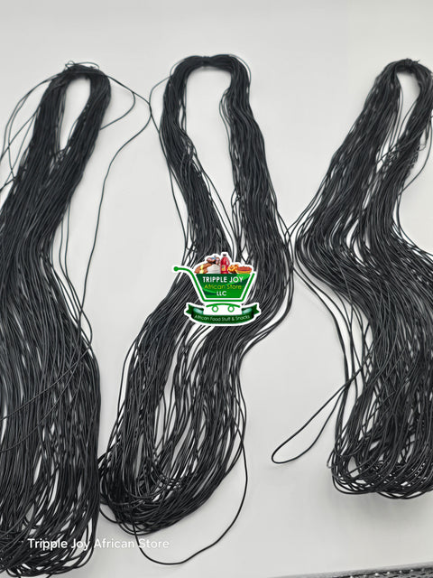 Rubber thread for African Hair