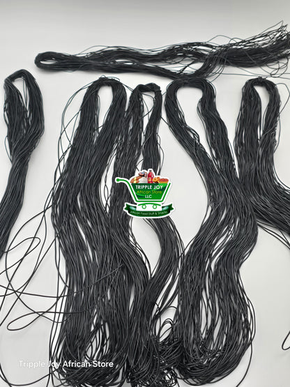 Rubber thread for African Hair